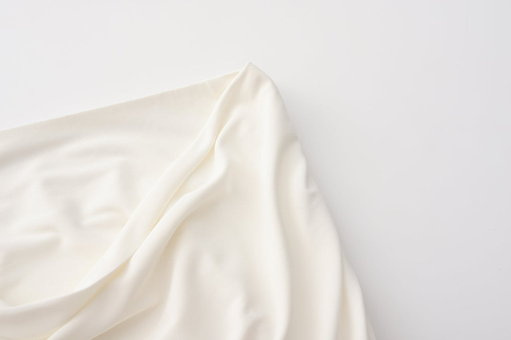 White Side Split Skirt