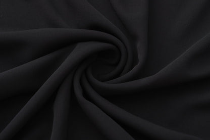 Black Side Split Skirt