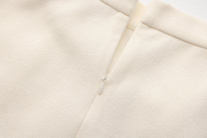 White Knit Skirt