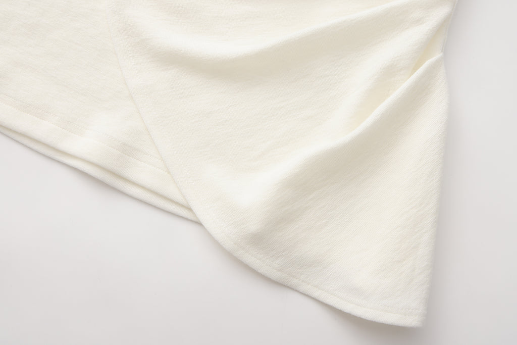 Off-White One-Shoulder Iris Floral Knit Top