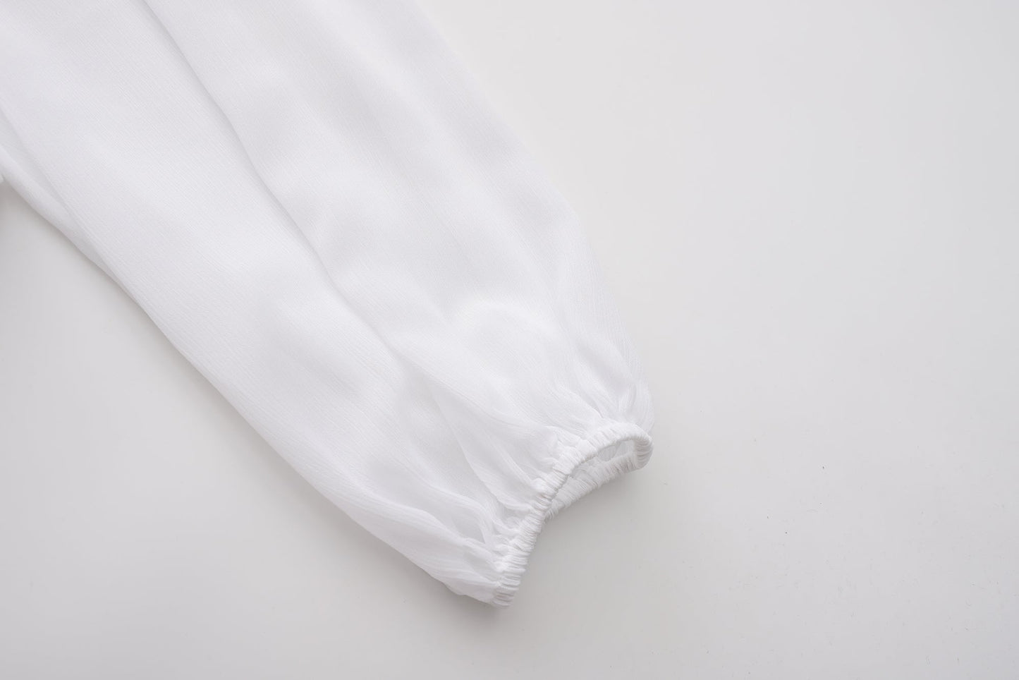 White V-neck Shirt