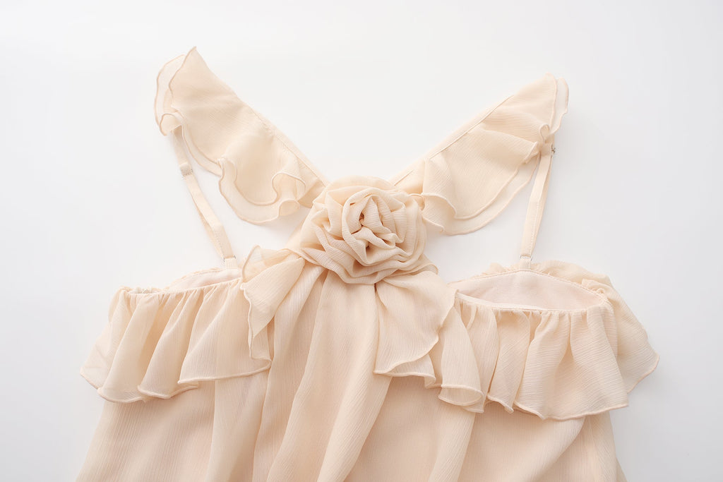 Yellow Chiffon Slip Dress