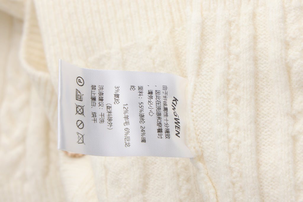 White Iris Pearl Knit Cape Cardigan / Pants