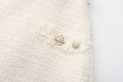 White Tweed Skirt