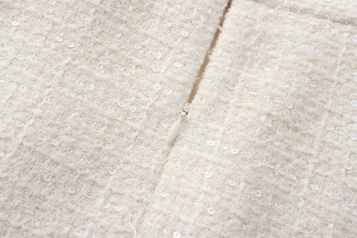 White Tweed Skirt