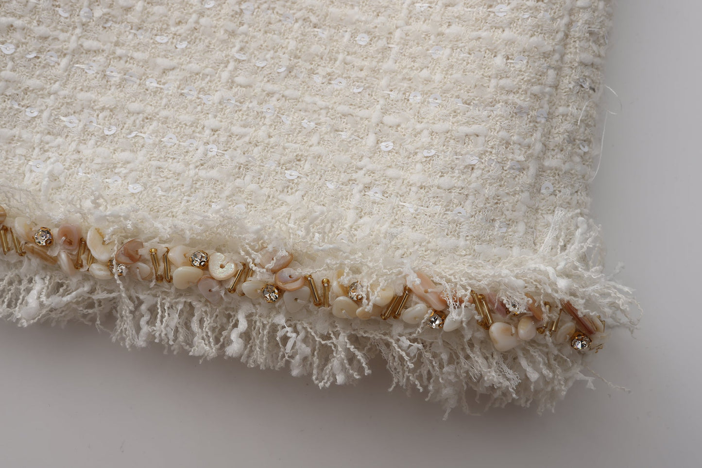 White Tweed Skirt