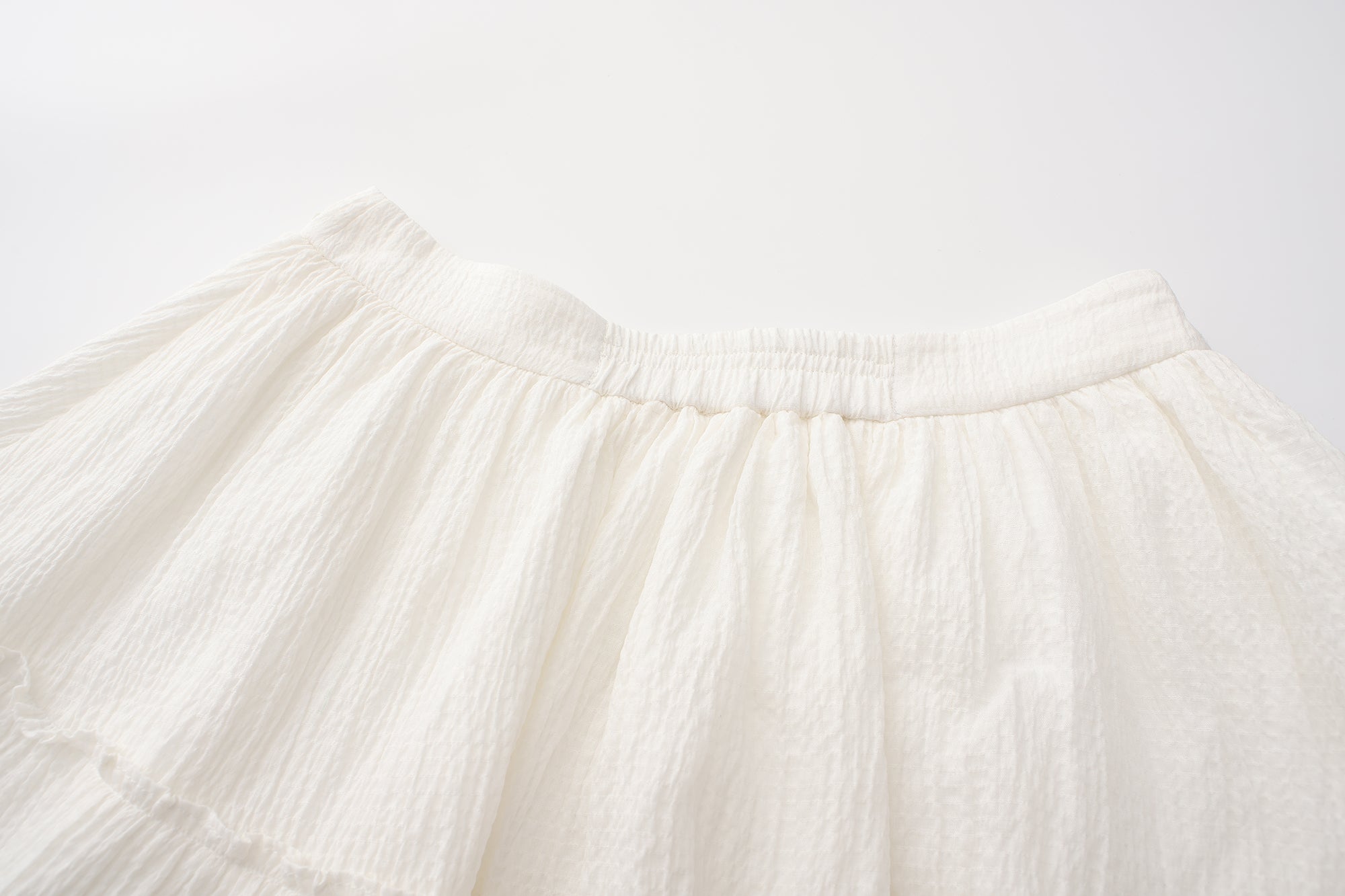 White Ramie Skirt