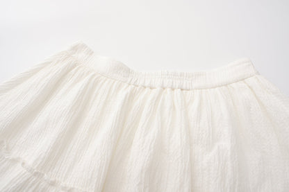 White Ramie Skirt