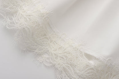 White Ramie Skirt