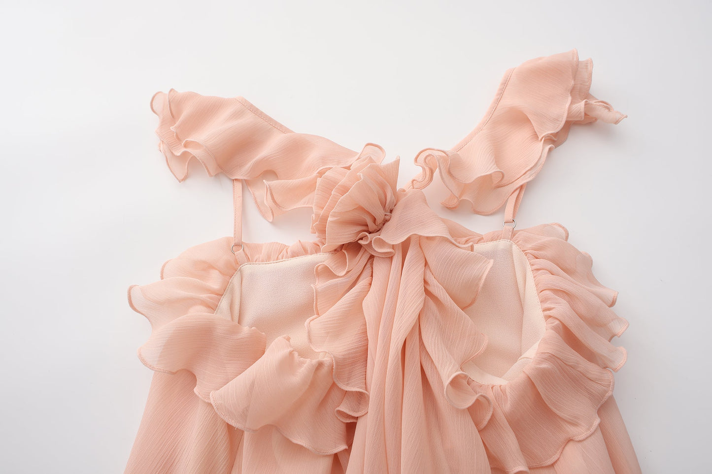 Pink Chiffon Slip Dress