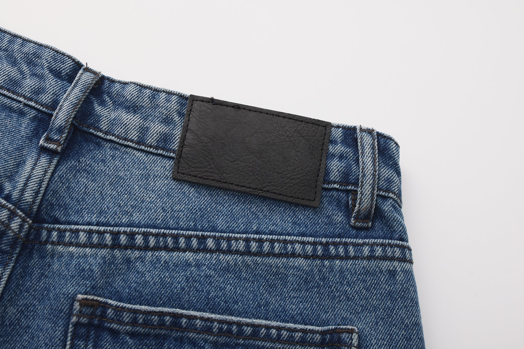 Straight-Leg Beaded Jeans