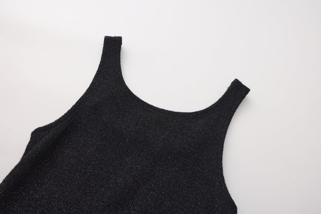 Black Knitted Camisole