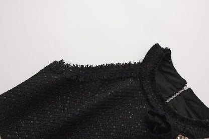 Black Woven Halter Top & Dress