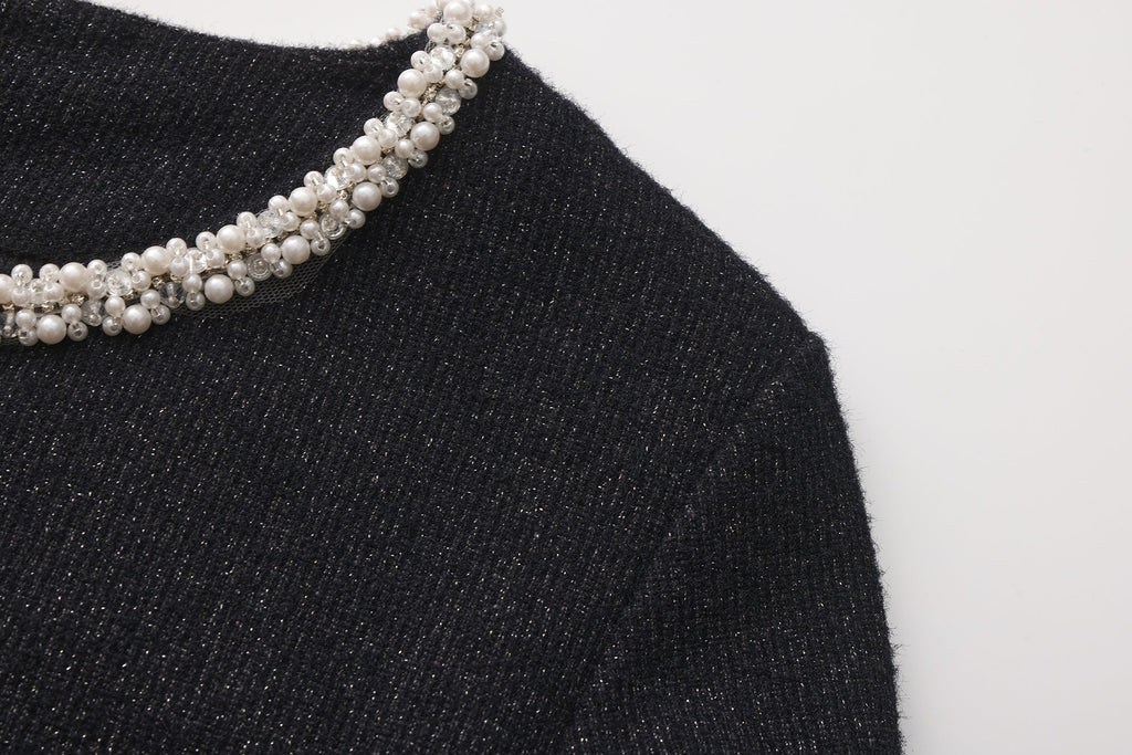 Black Knitted Cardigan