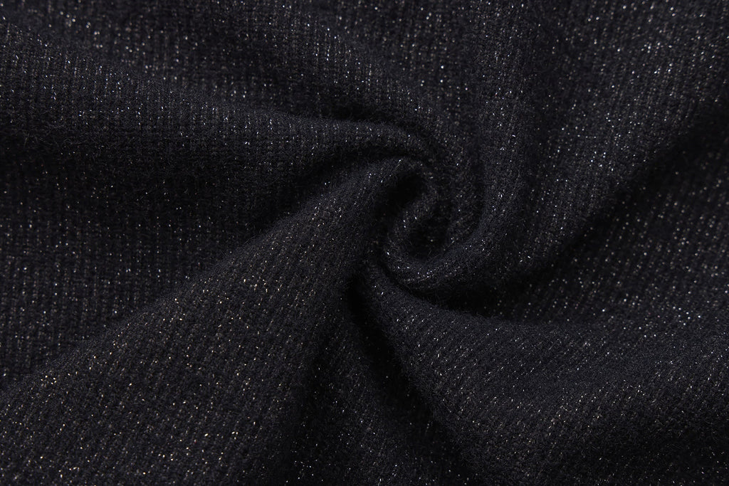 Black Knitted Cardigan