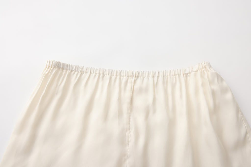 White V-Neck Lace Ruffle Panel Tie Dress