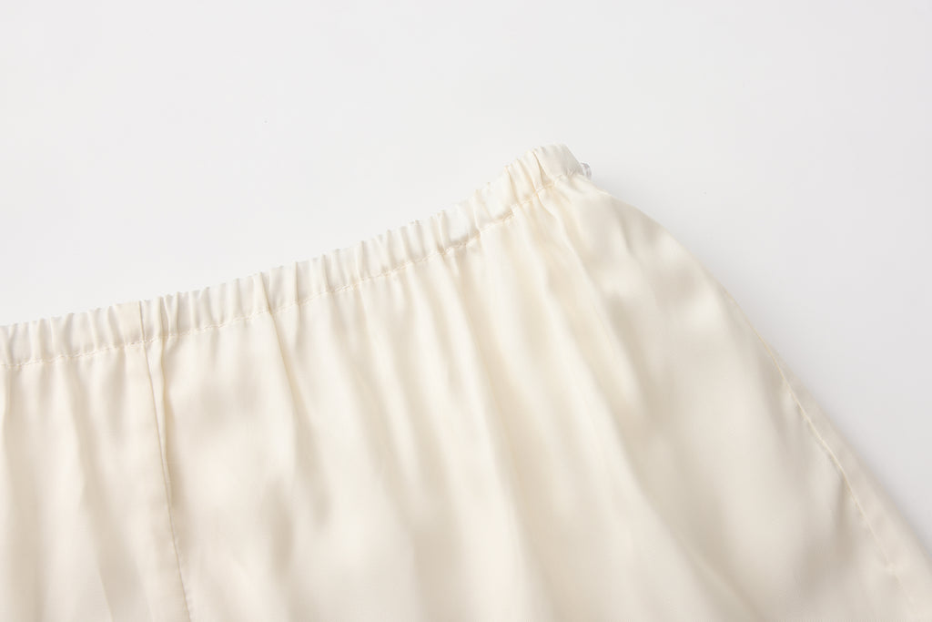 White V-Neck Lace Ruffle Panel Tie Dress