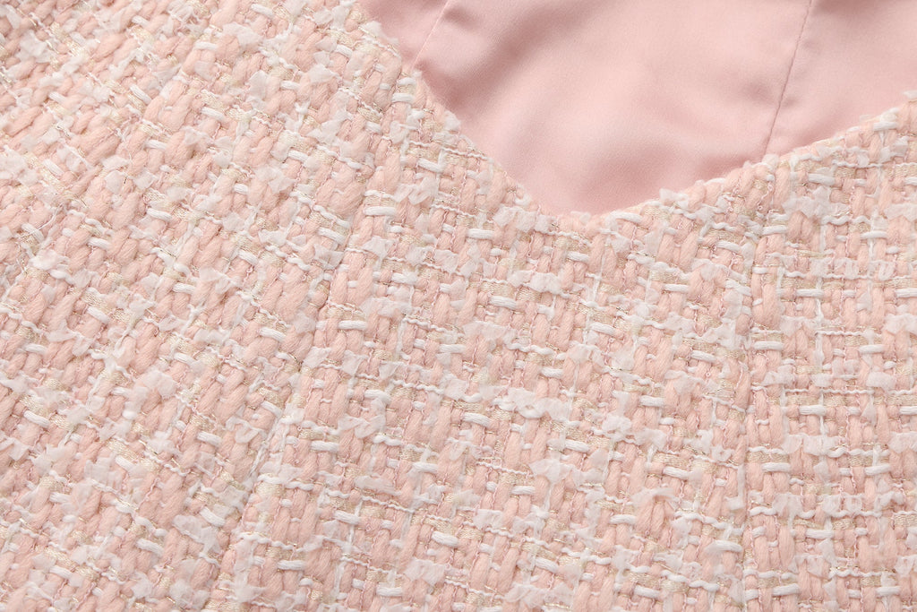 Pink Bow Sleeveless Fitted Top