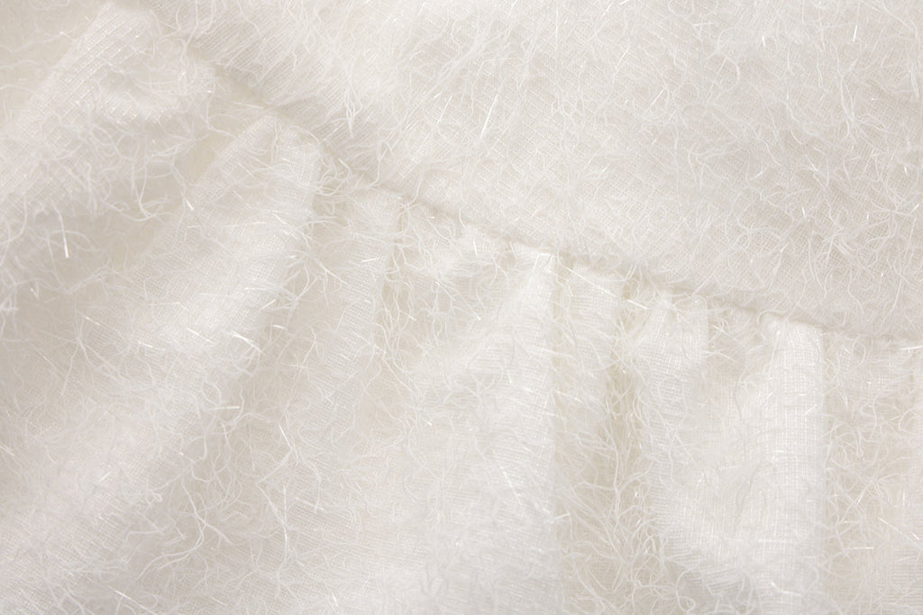 White Halter Silver Lace-Up Dress