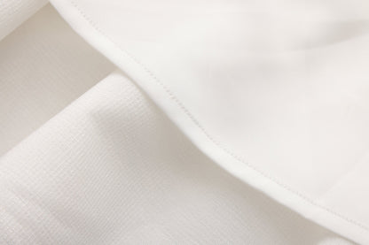 White Halter Silver Lace-Up Dress