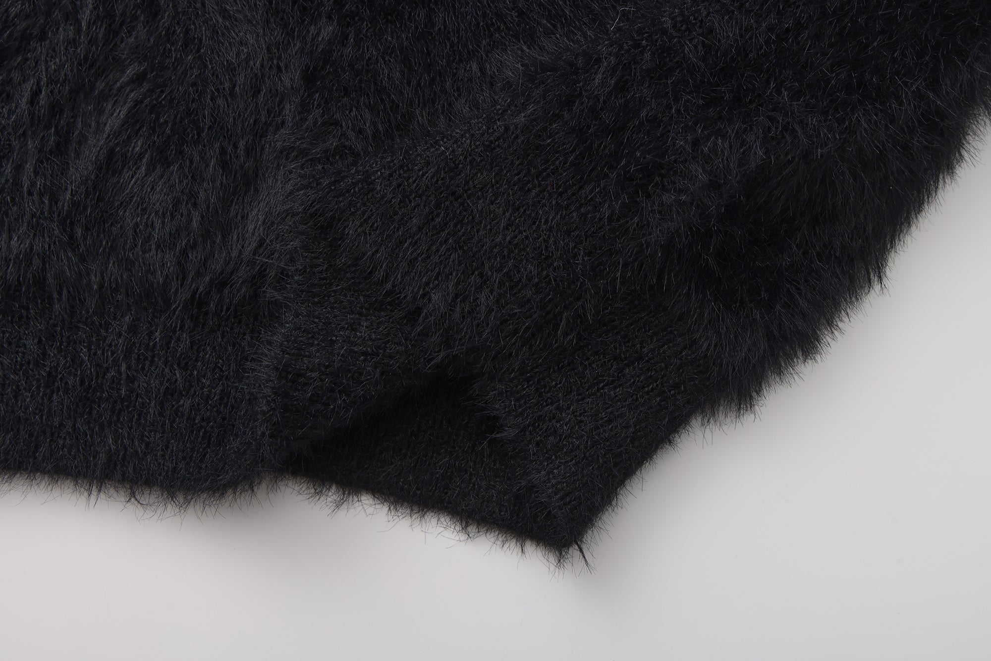 Black Bow Draped Chain Sweater