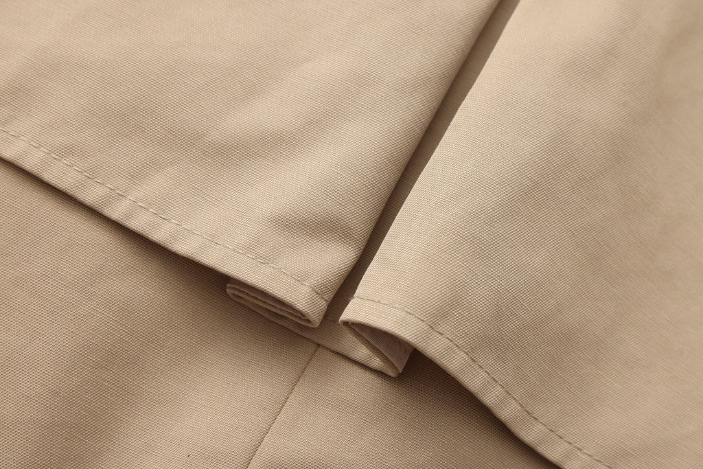 Light Coffee Long Trench Coat