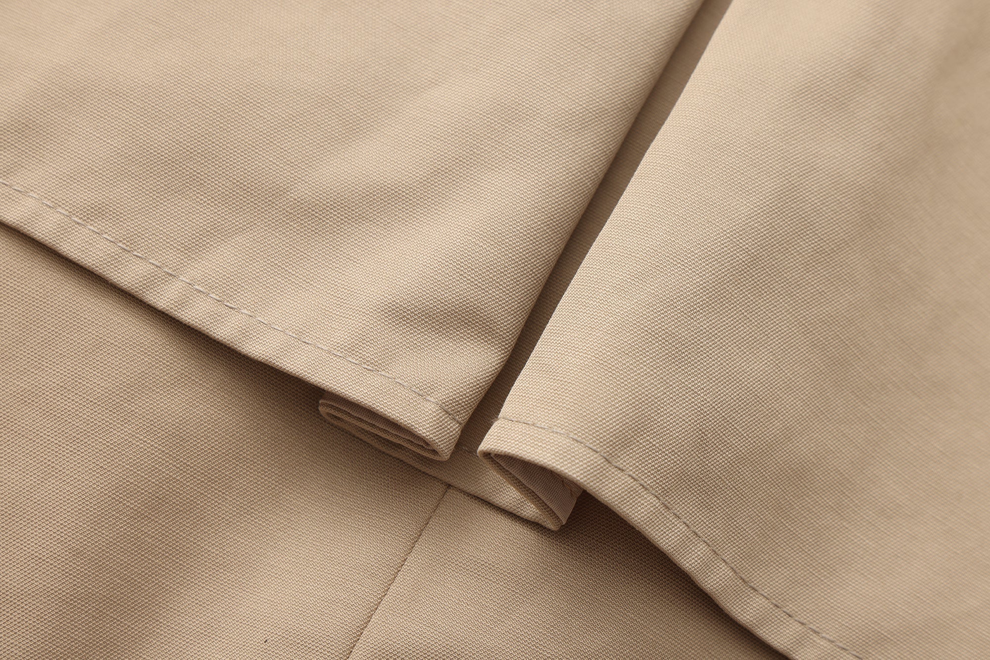 Light Coffee Long Trench Coat