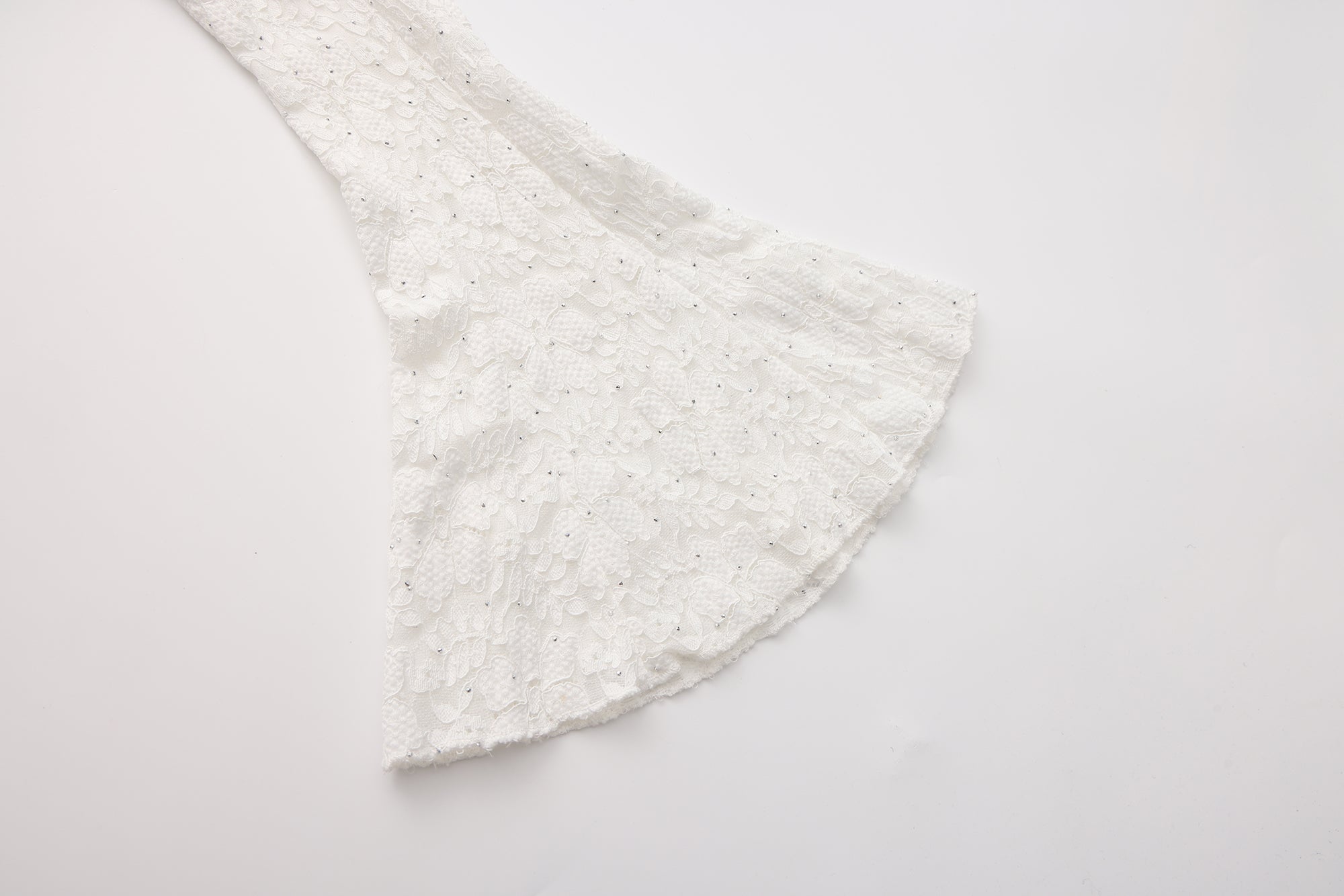 White Lace Off-The-Shoulder Dress