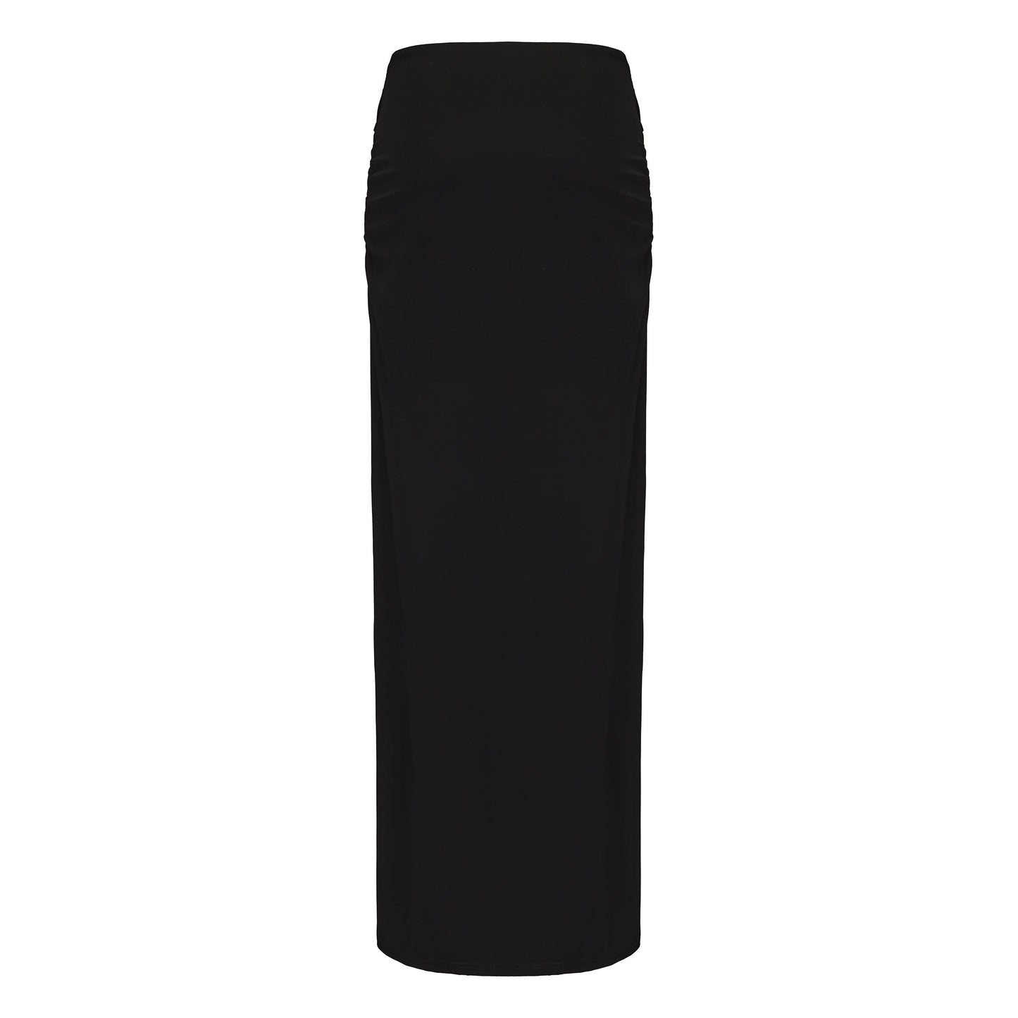 Black Side Split Skirt