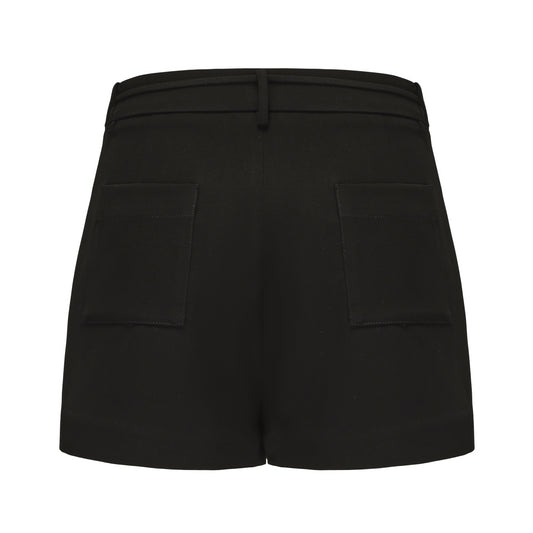 Black Tencel Shorts