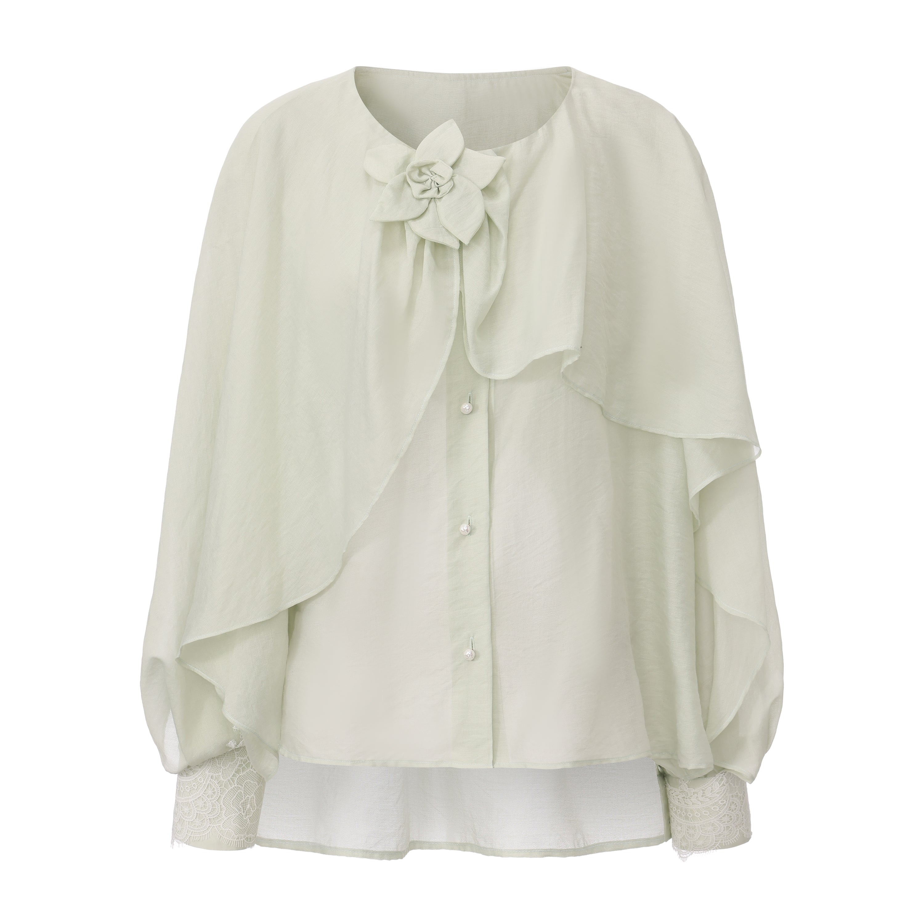 Green Iris Cloak Shirt