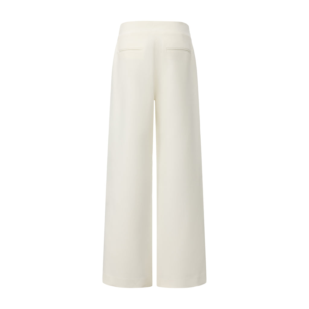 Off-White Bow Hollow Spliced Straight-Leg Pants
