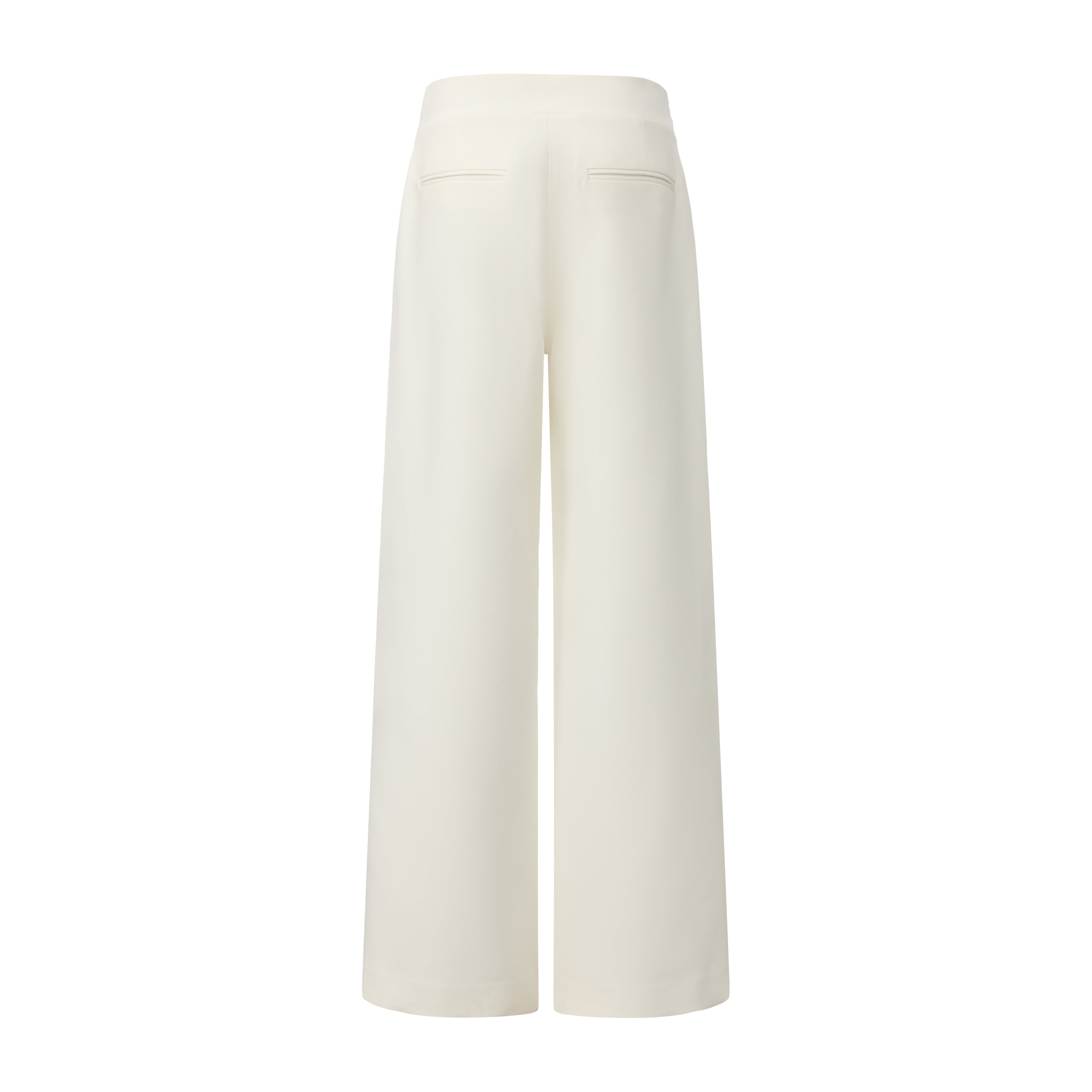 Off-White Bow Hollow Spliced Straight-Leg Pants