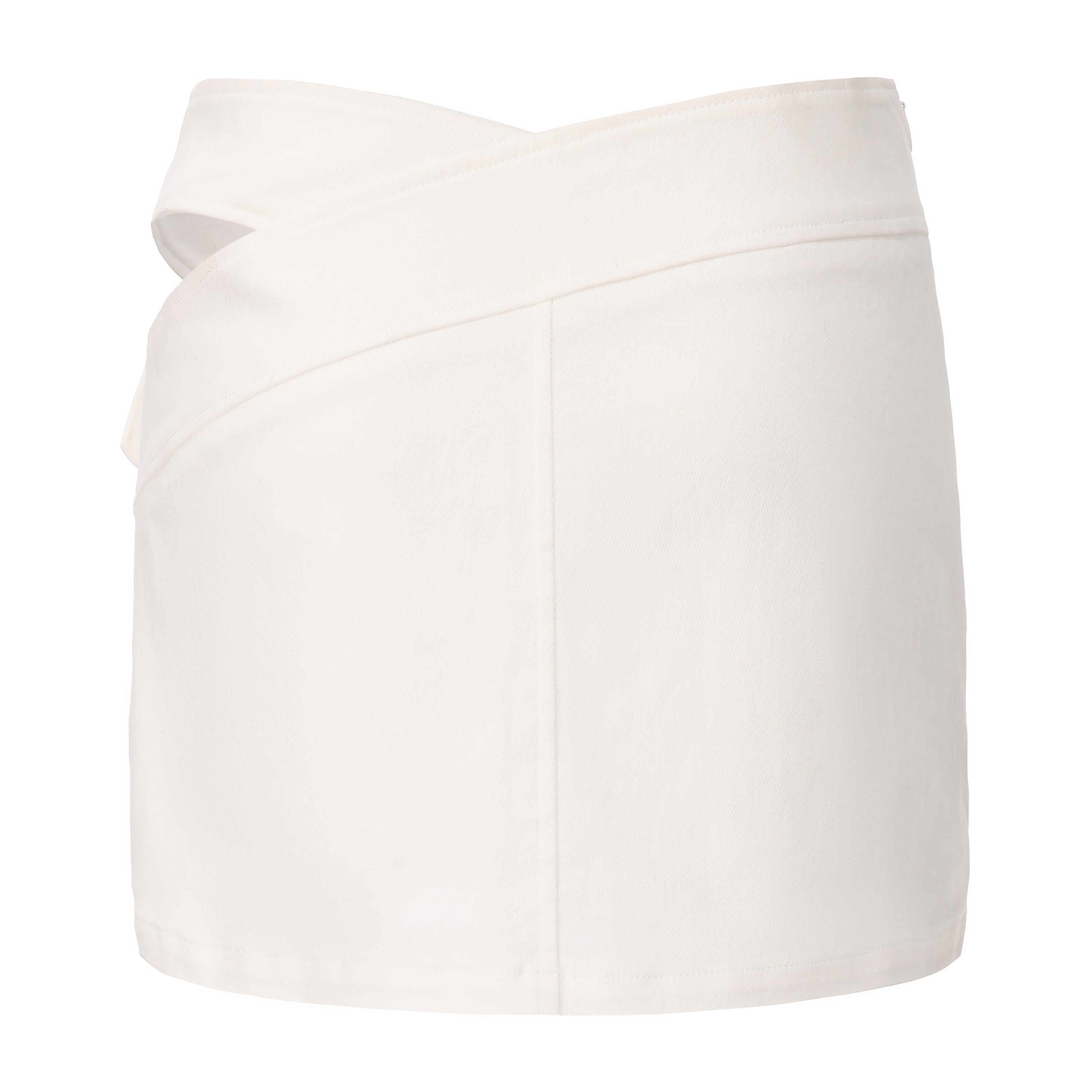 White Denim Skirt Pants