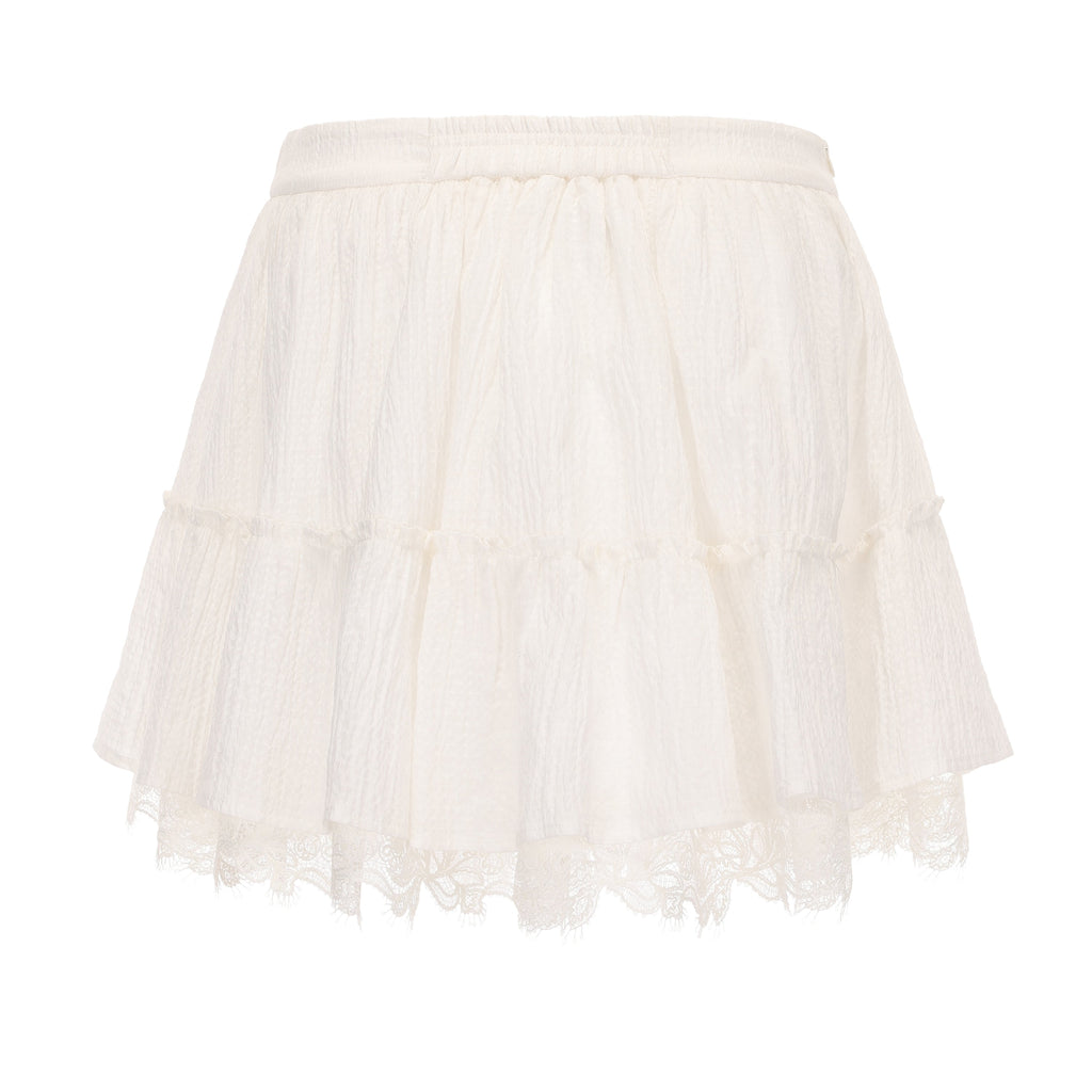 White Ramie Skirt