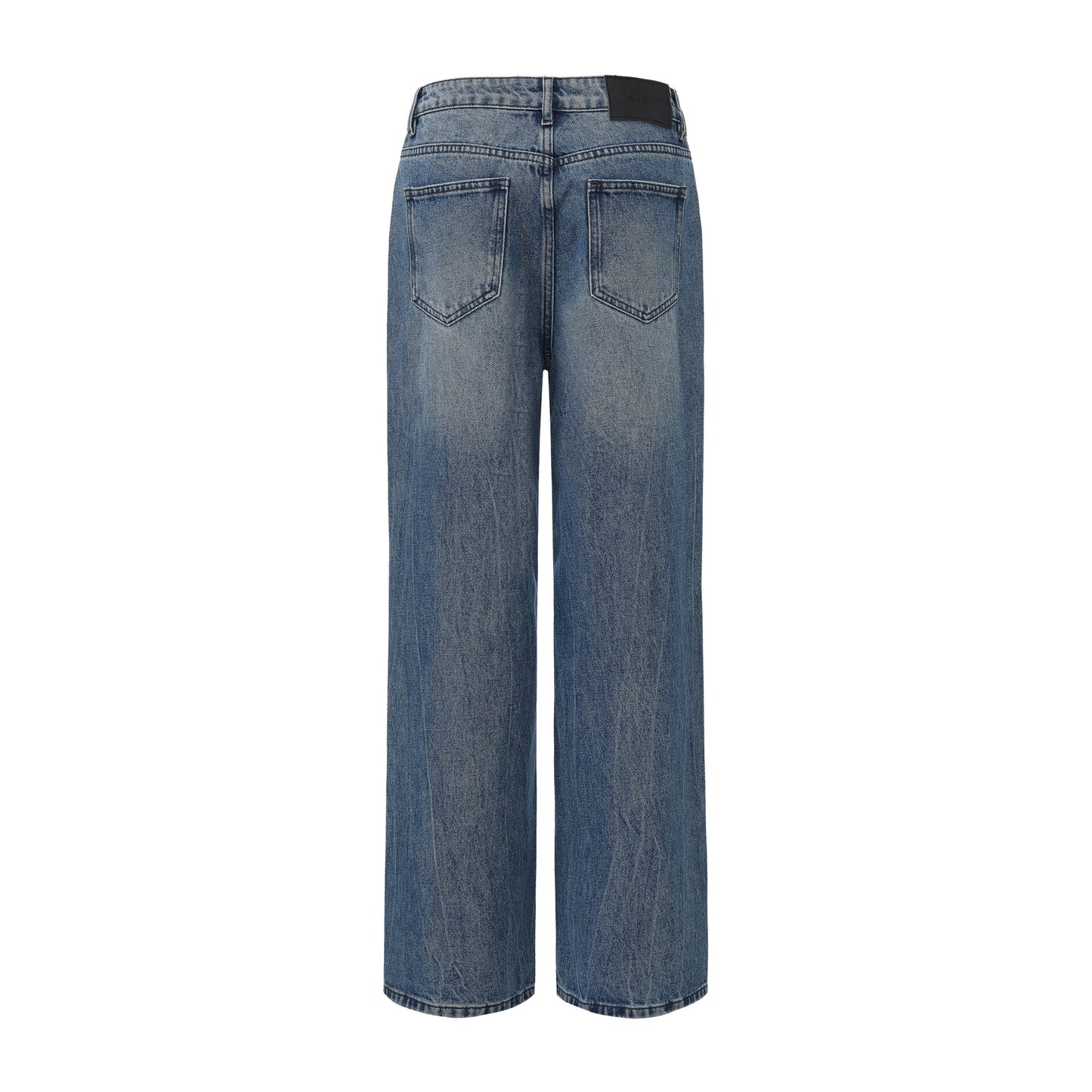 Straight-Leg Beaded Jeans