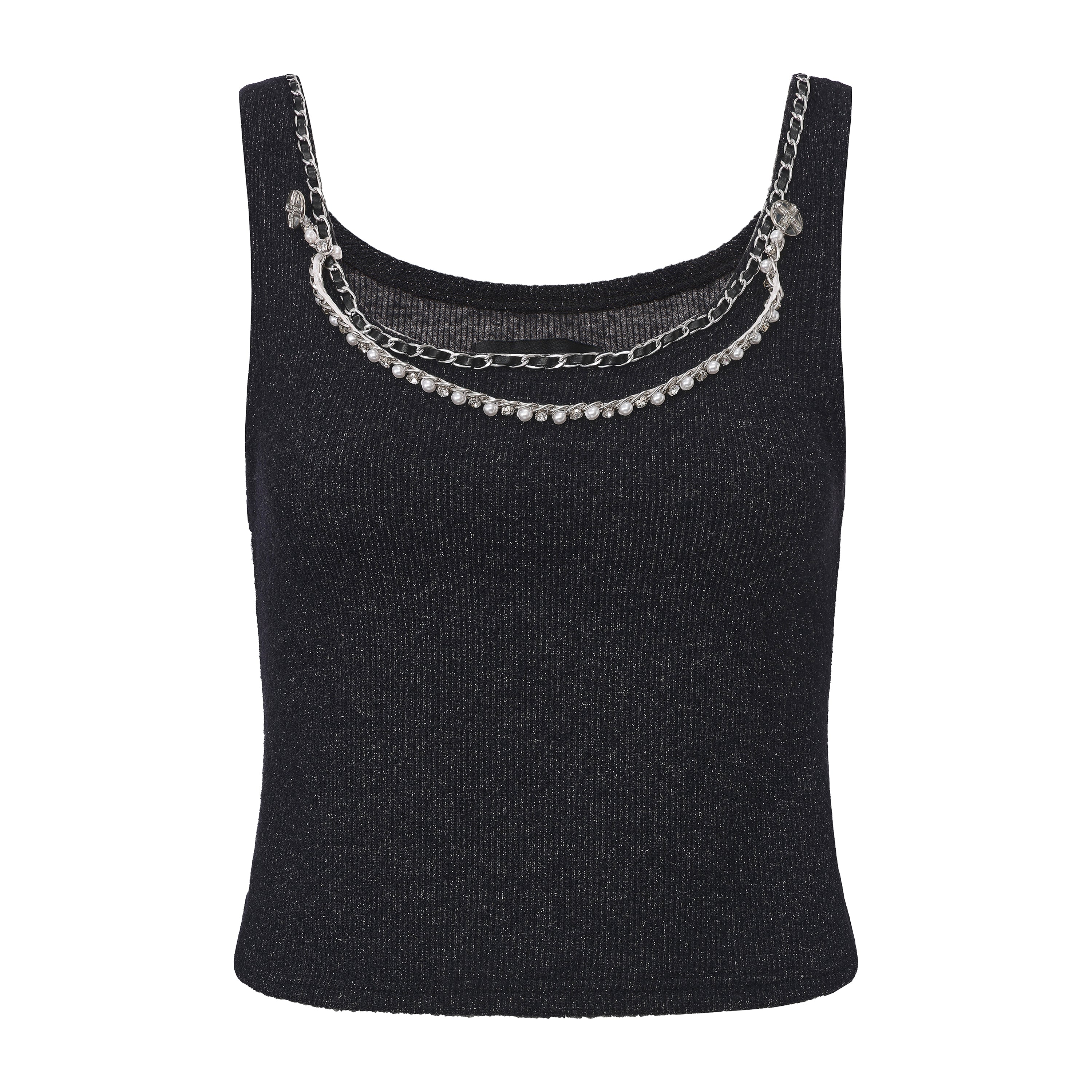 Black Knitted Camisole