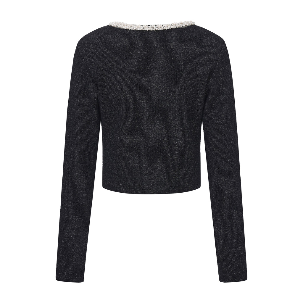 Black Knitted Cardigan