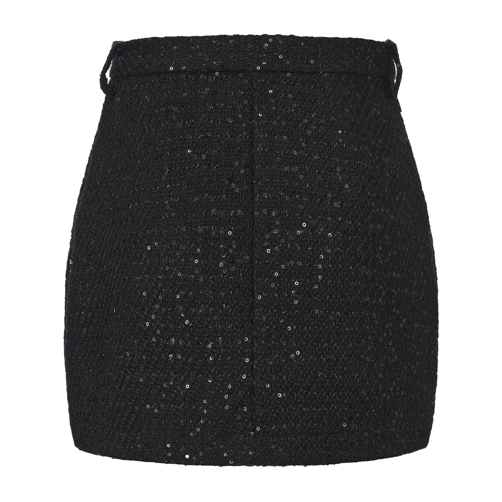 Black Woven Halter Top & Dress