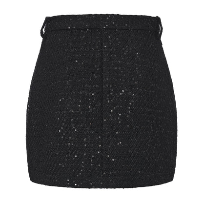 Black Woven Halter Top & Dress